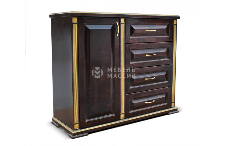 Комод Грета дверка и ящики из дуба