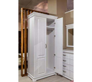 Шкаф 2-створчатый Шеффлера I (белая эмаль)